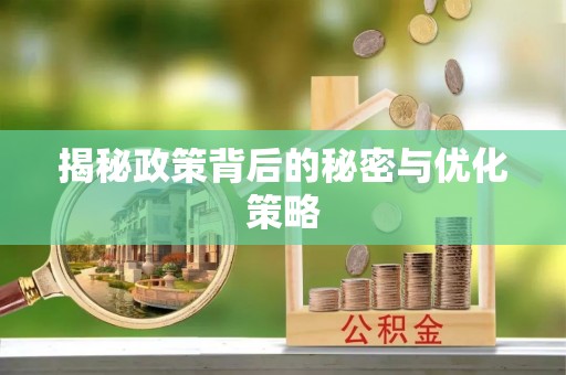 海口揭秘政策背后的秘密与优化策略