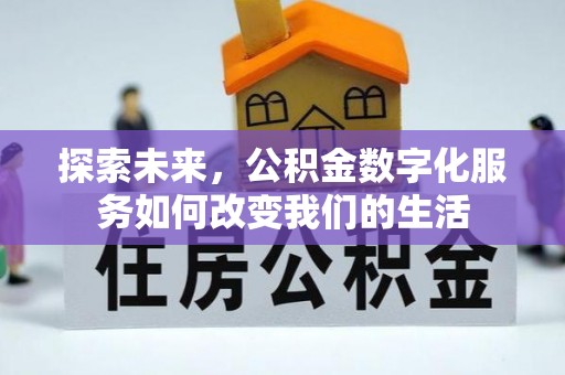 海口探索未来，公积金数字化服务如何改变我们的生活