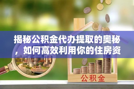 海口揭秘公积金代办提取的奥秘，如何高效利用你的住房资金