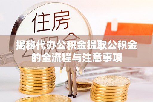 海口揭秘代办公积金提取公积金的全流程与注意事项