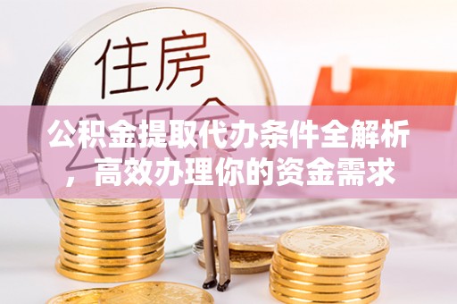 海口公积金提取代办条件全解析，高效办理你的资金需求