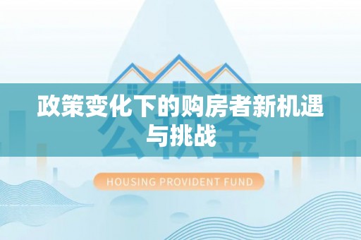 海口政策变化下的购房者新机遇与挑战