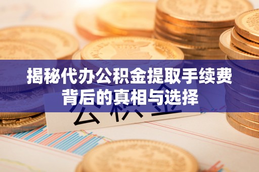海口揭秘代办公积金提取手续费背后的真相与选择