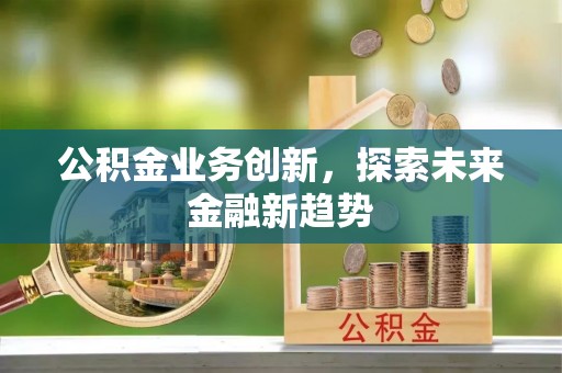 海口公积金业务创新，探索未来金融新趋势