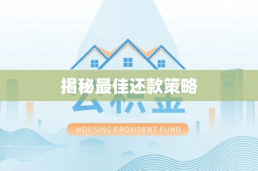 海口揭秘最佳还款策略